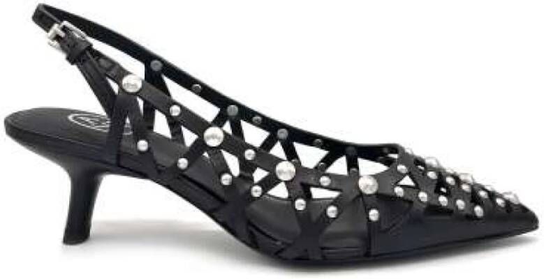 ASH Studded Leren Slingback Hakken
