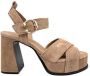 ASH Suède Plateau Sandalen - Thumbnail 1