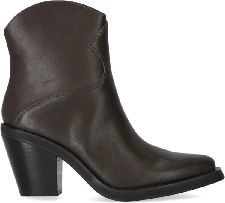 ASH Texaanse Stijl Leren Enkellaars