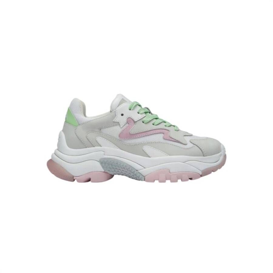 Ash Tricolor Leren Sneakers White Dames