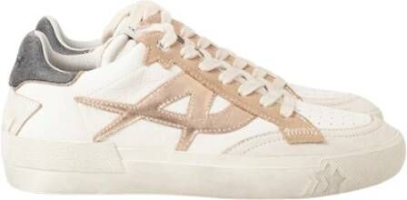 Ash Vintage leren sneakers met gouden details Multicolor Dames