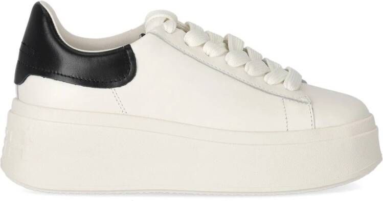 Ash Witte en Zwarte Moby Sneaker White Dames