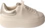 Ash Witte leren damessneakers met zilveren hiel detail White Dames - Thumbnail 1