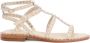 ASH Witte Leren Sandalen met Studs - Thumbnail 1