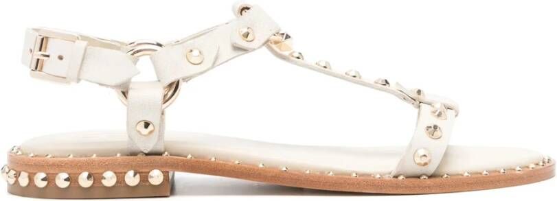 ASH Witte Leren Sandalen voor Vrouwen