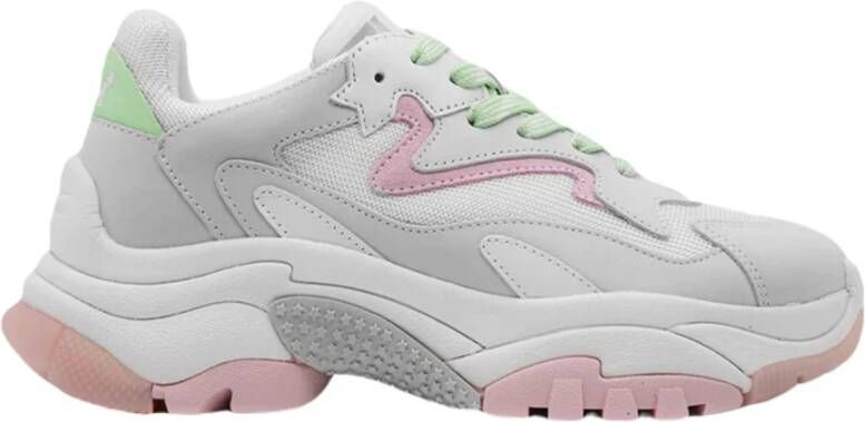 Ash Witte Leren Sneakers voor Dames White Dames