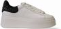 Ash Witte Leren Stoffen Sneakers Rubberen Zool White Dames - Thumbnail 2
