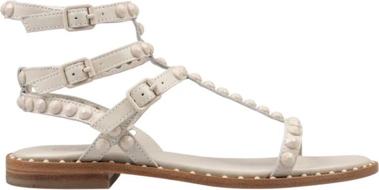 ASH Witte Sandalen met Multi-Way Band