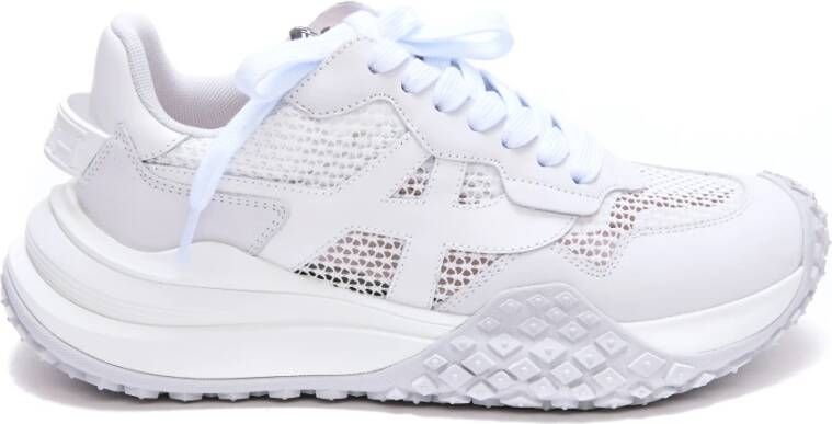 Ash Witte Veterschoenen Wit Dames