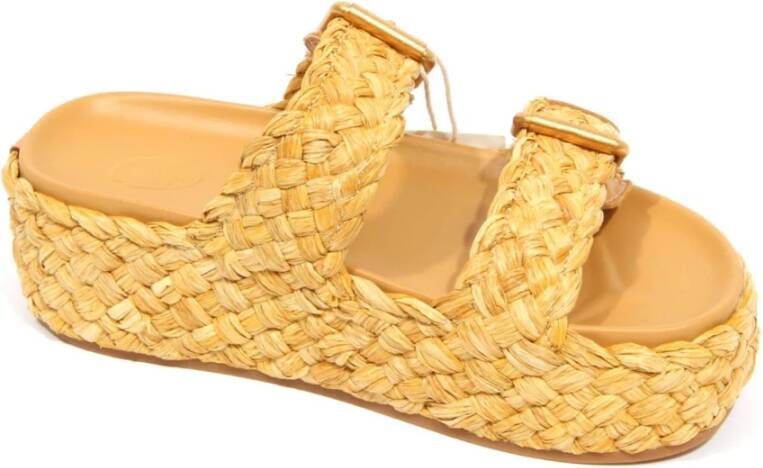 ASH Ziggy Natuurlijke Raffia Slippers