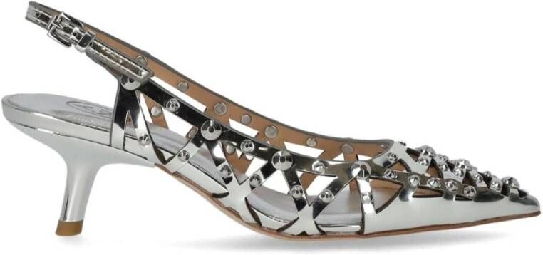 ASH Zilveren Bizarre Slingback Pump