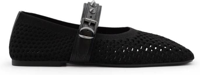 ASH Zwarte Ballerina's met Studs
