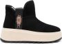 Ash Studded Zwarte Suède Enkellaarzen Black Dames - Thumbnail 12