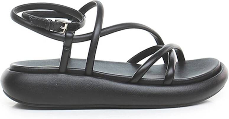 Ash Zwarte Glamour Sandalen Black Dames