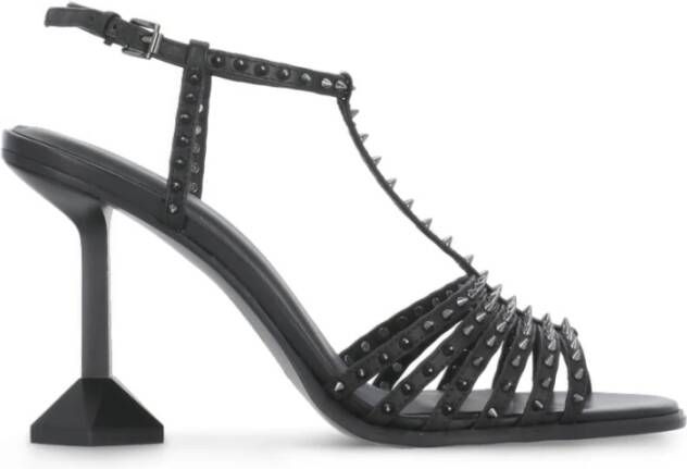 Ash Hoge hakken Black Desire Heel Leather Shoes in zwart