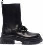 ASH Zwarte leren Chelsea boots - Thumbnail 1