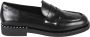 Ash Zwarte leren instapper met stud-details Black Dames - Thumbnail 15