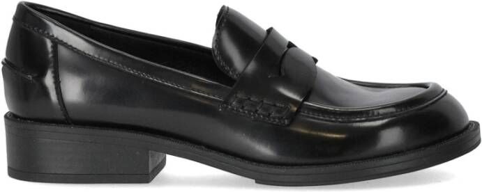 ASH Zwarte leren Ringo Loafer schoenen