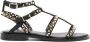 ASH Zwarte Leren Sandalen voor Vrouwen - Thumbnail 1