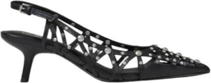 ASH Zwarte Leren Strik Pumps