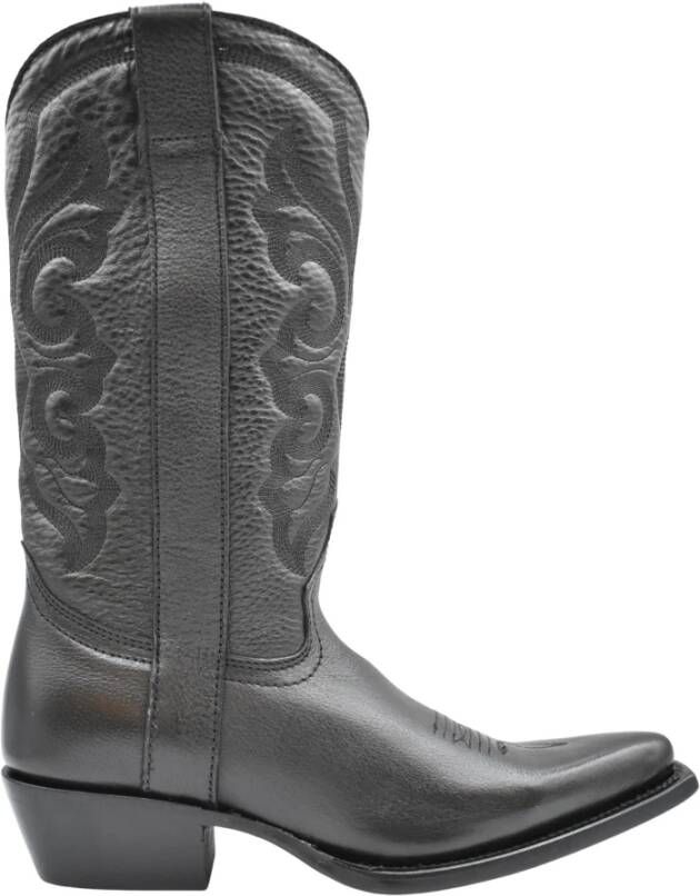 ASH Zwarte Leren Veterschoenen