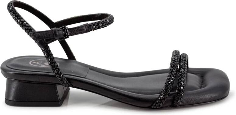 Ash Zwarte platte schoenen Black Dames