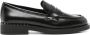 Ash Zwarte leren instapper met stud-details Black Dames - Thumbnail 19