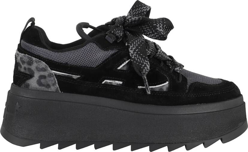 ASH Zwarte Suède Sneakers Movie02 Stijl
