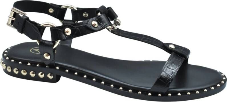 ASH Zwarte Veterschoenen Elegante Stijl