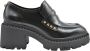 ASH Zwarte Veterschoenen Platte Dames - Thumbnail 1