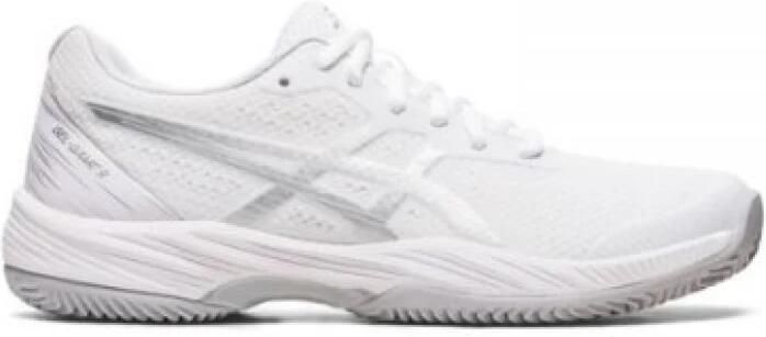 ASICS Tennisschoen Padelschoen Gel Game 9 Clay OC Dames Wit Zilver