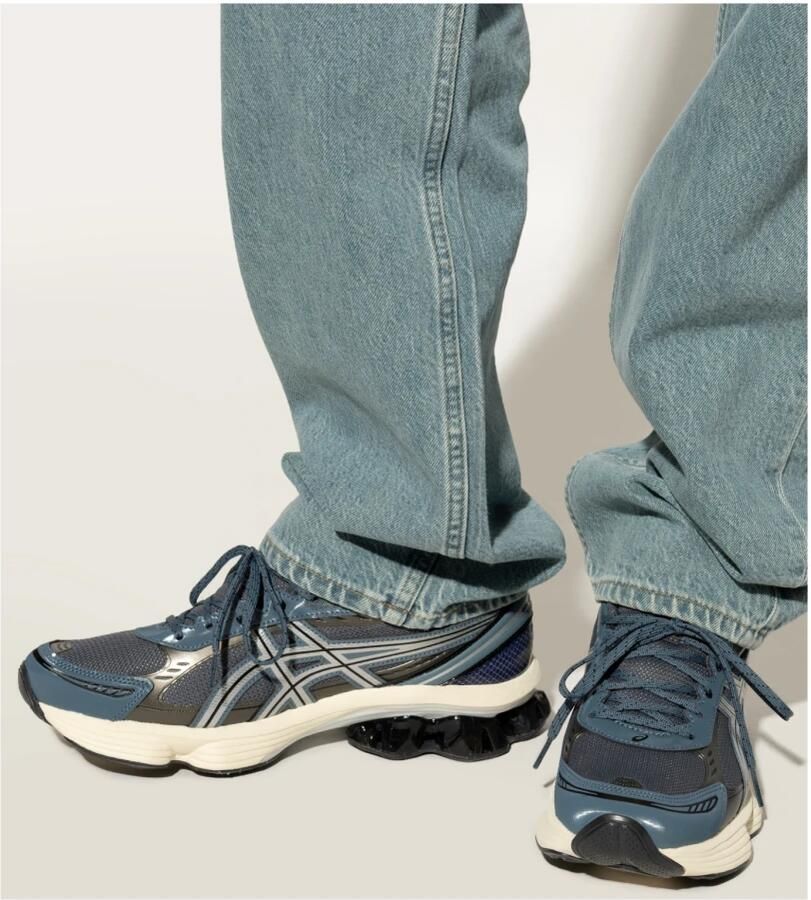 ASICS GEL-KINETIC Sneakers Heren Grijs Mesh Synthetisch