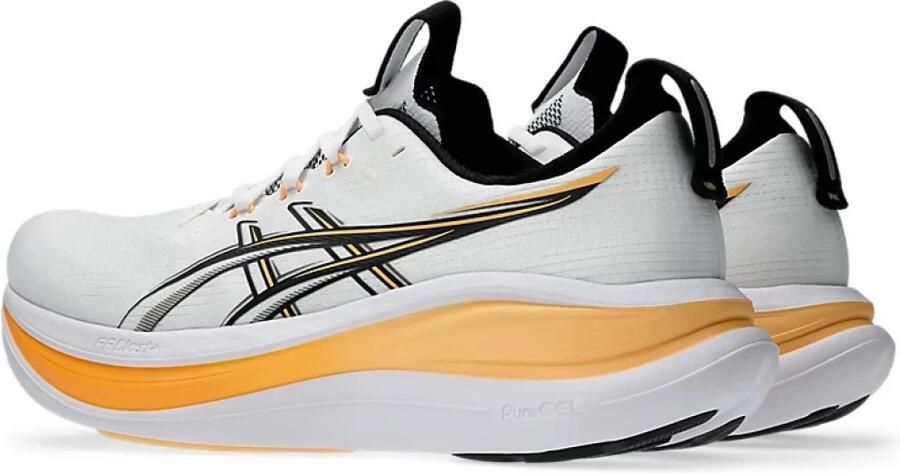 ASICS Gel-Nimbus 28 Hardloopschoenen wit oranje - Foto 6