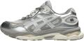ASICS GEL-NYC Sneakers Zilver Mesh Synthetisch - Grijs