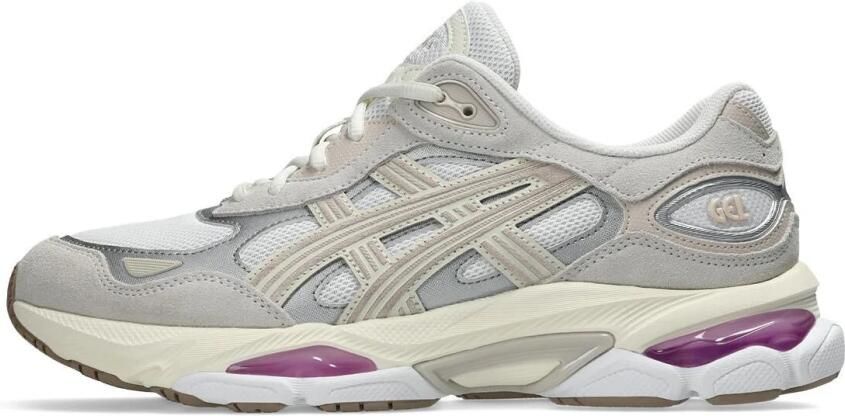 ASICS SportStyle Sneakers laag 'GEL-NYC 2.0' beige duifblauw pasteelgeel wit - Foto 2