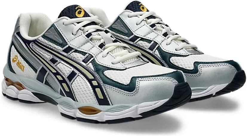 Asics Retro hardloopstijl Cream Midnight Sneakers - Foto 2