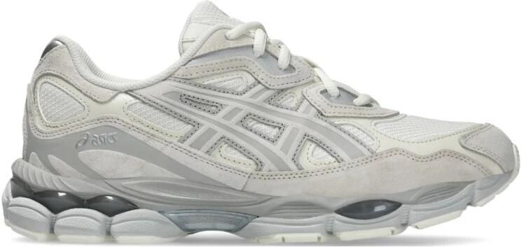 Asics Crème Grijs Sneakers Modern Ontwerp