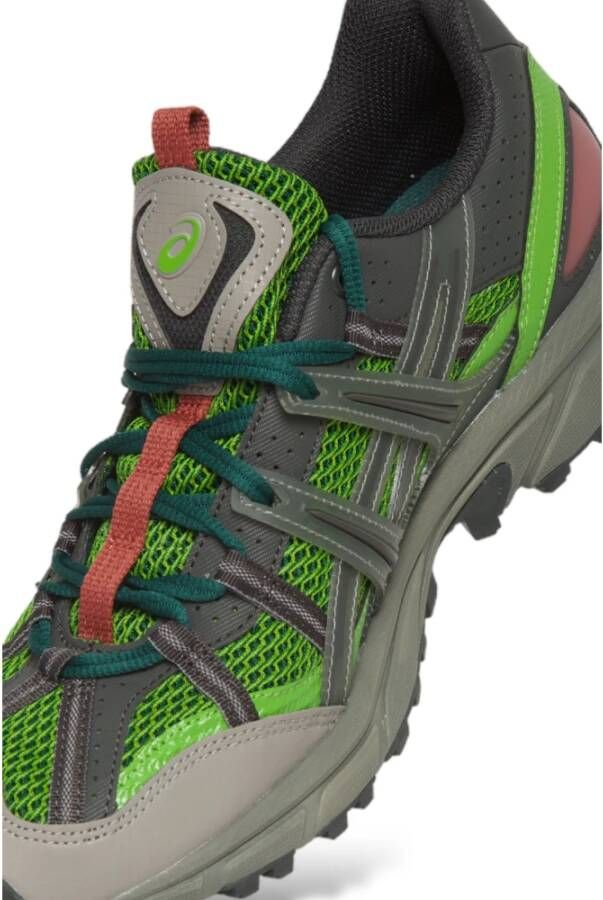 ASICS Grafiet Sneakers in Pittig Groen Grijs Multicolor Heren