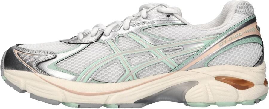 Asics Grijze Sneakers met Leren Inzetstukken - Foto 3