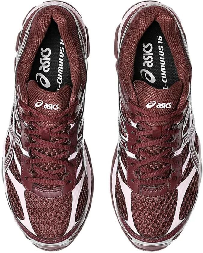 ASICS GEL-CUMUL Unisex Sneakers (1203A733-600) Bordeaux Burgundy met Roze Accenten - Foto 3