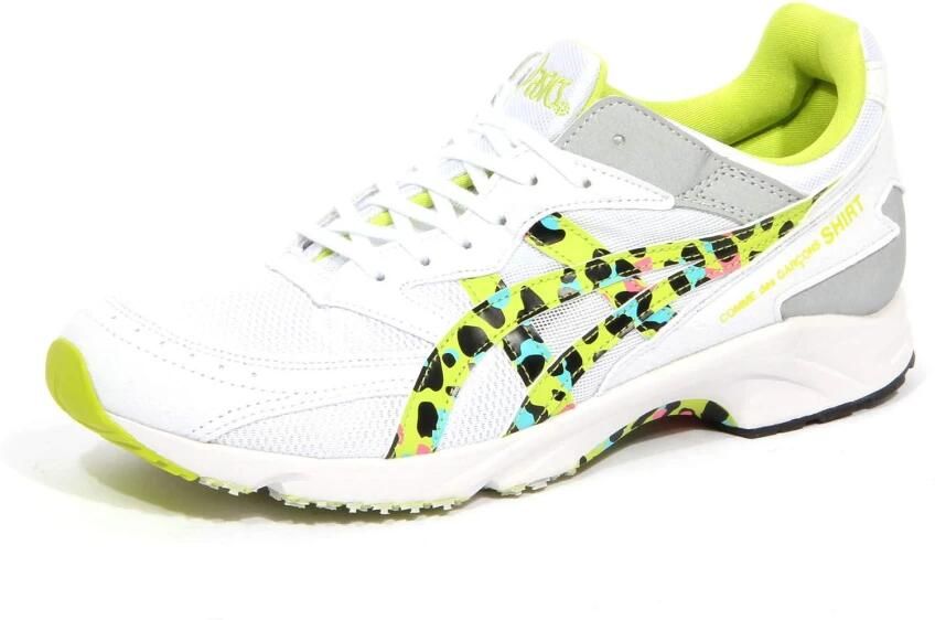 Comme des Garçons Mesh Sneakers met Multicolor Print White Heren - Foto 4