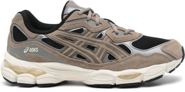 ASICS Beige Sneakers met Zand Frontsluiting Multicolor Heren