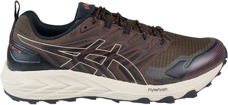 ASICS Bruine Trail Hardloopschoenen Bruin Heren