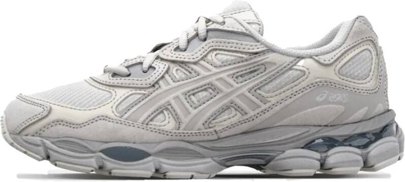 Asics Cream Grey Street Sneakers Hybrid Design