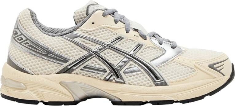 Asics Crème Klei Grijs Dames Hardloopschoenen