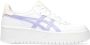 ASICS Platform Tussenzool Synthetisch Leren Sneakers White Dames - Thumbnail 1