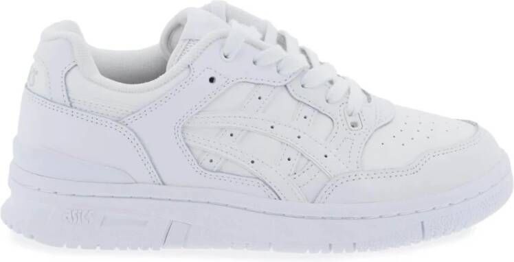 ASICS Ex89 Leren Sneakers met Iconische Zijstrepen White