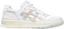 ASICS Ex89 Sneakers van Premium Leer White Dames - Thumbnail 3