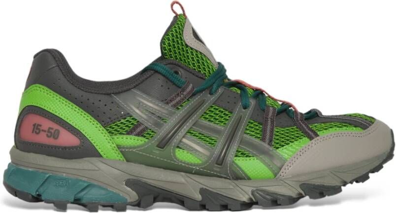 ASICS Grafiet Sneakers in Pittig Groen Grijs Multicolor Heren