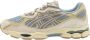ASICS Grijze Dolfijn Sneakers Mesh Synthetisch Leer Gray Heren - Thumbnail 2